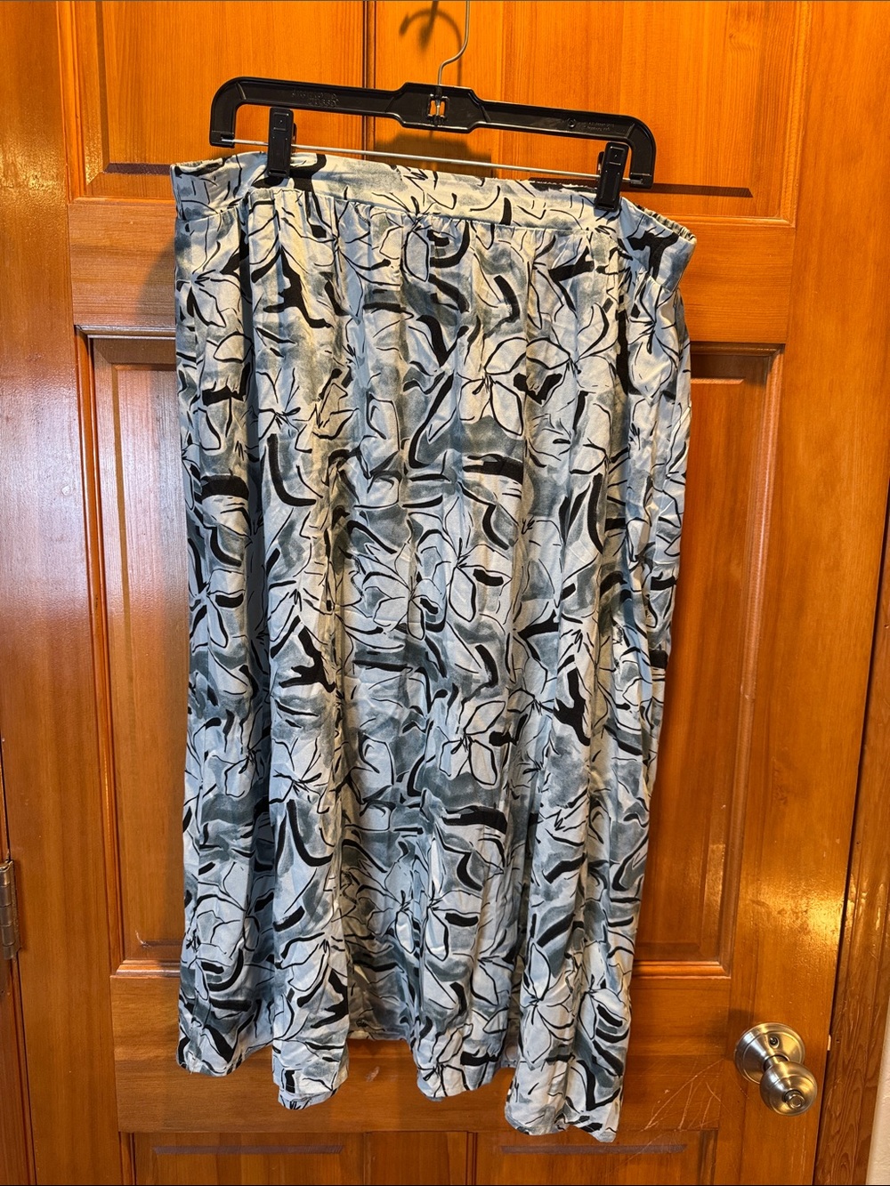 Nine West Watercolor Floral Botanical Print Skirt Size XL